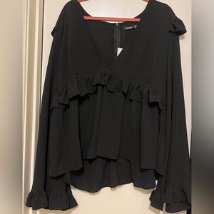 NWT BOOHOO Black Top